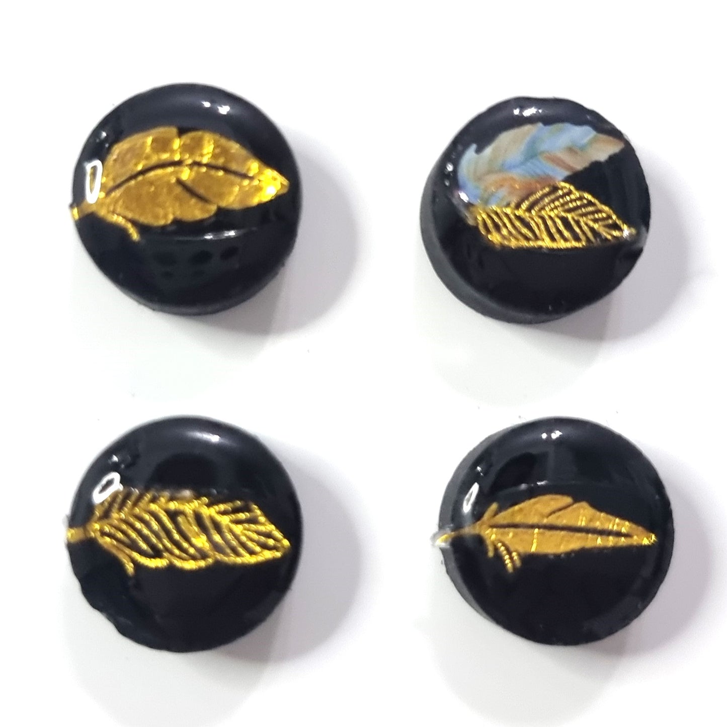 Set of 4 magnets- feathers 2