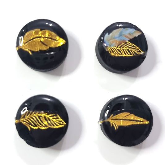 Set of 4 magnets- feathers 2