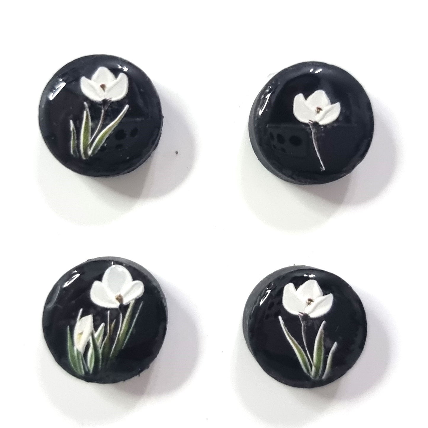 Set of 4 magnets- flowers 3