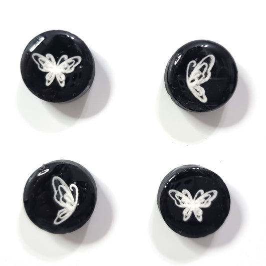 Set of 4 magnets- butterflies