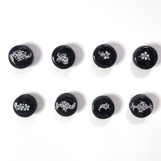 Set of 8 magnets- flowers