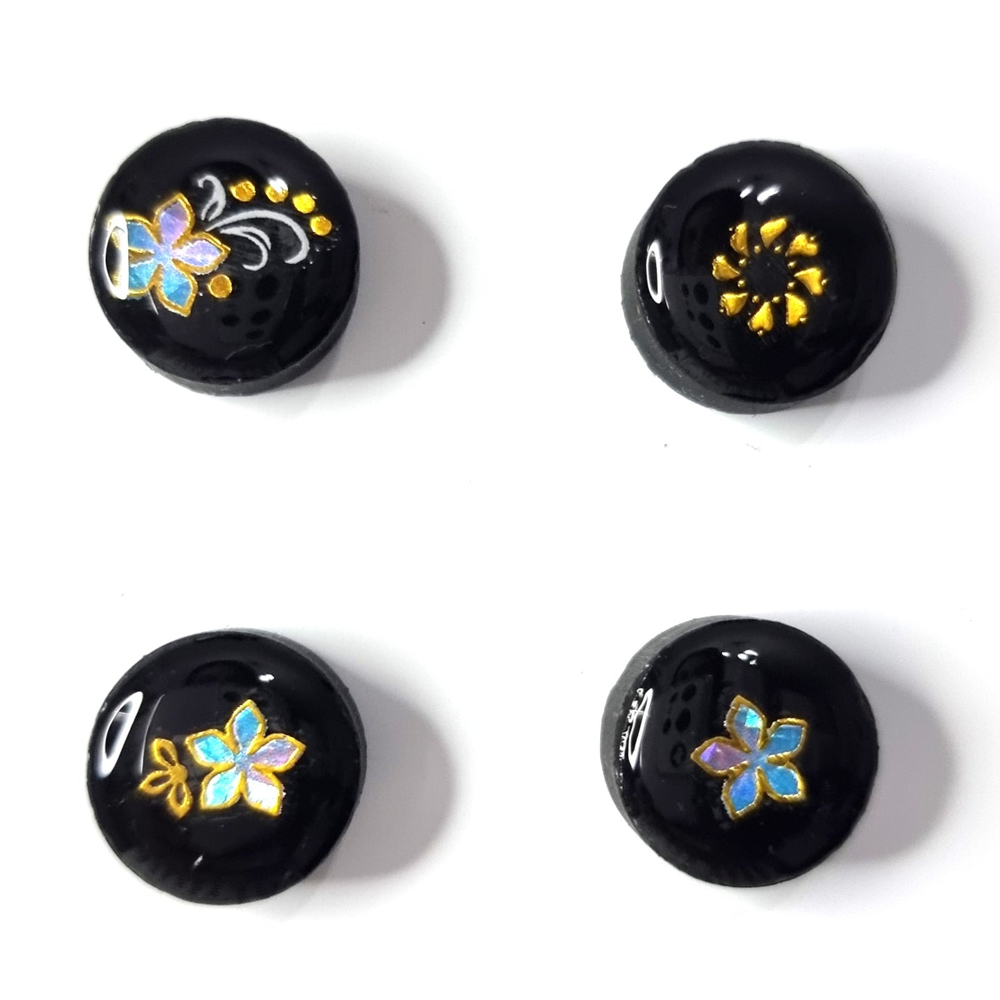 Set of 4 magnets- flowers 7