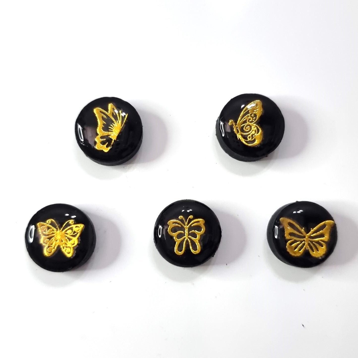 Set of 5 magnets- butterflies
