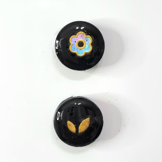 Set of 2 magnets- flower