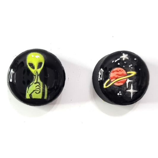 Set of 2 magnets- space