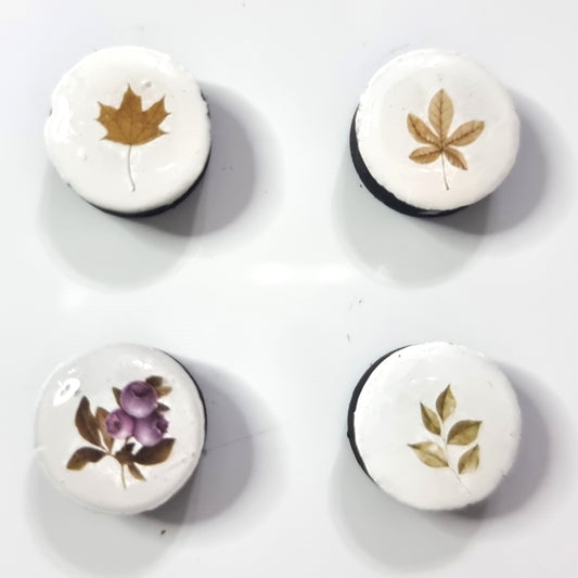 Set of 4 magnets- Leaves