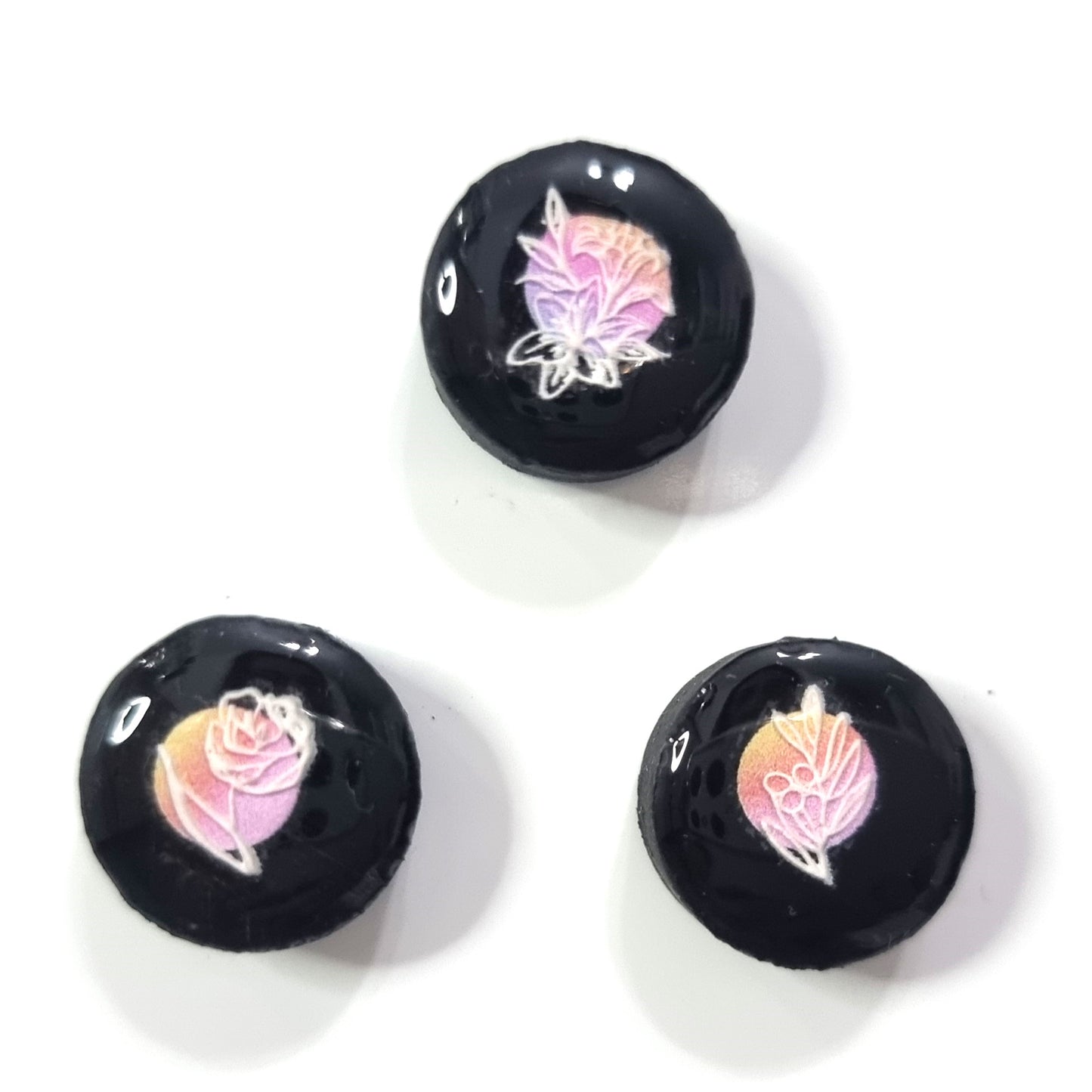 Set of 3 magnets- flowers 1