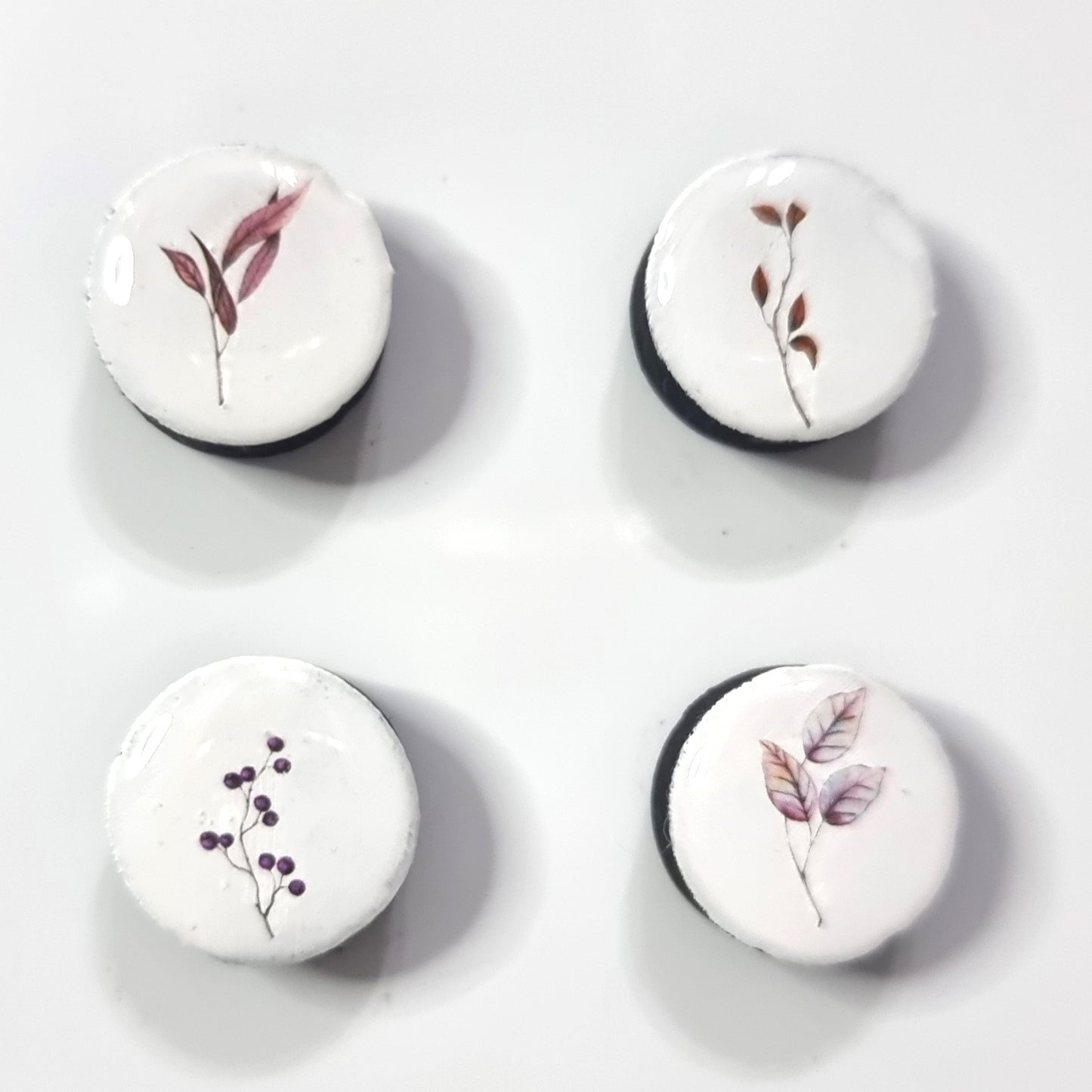 Set of 4 magnets- Leaves 2