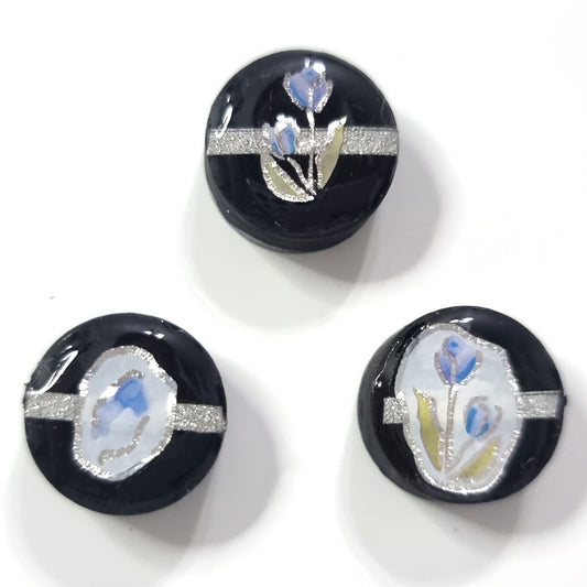 Set of 3 magnets- flowers 6