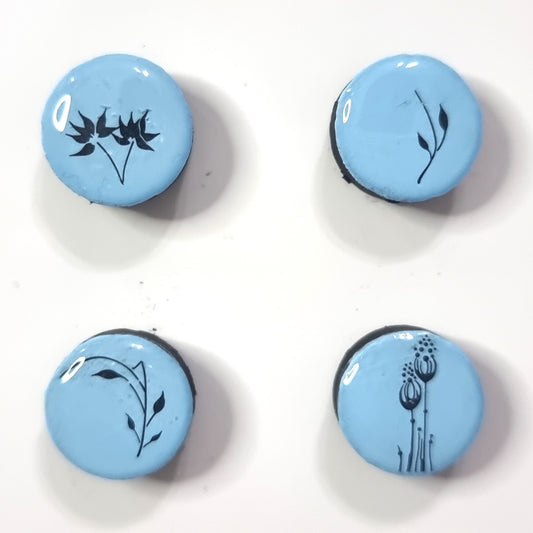 Set of 4 magnets- Leaves 3