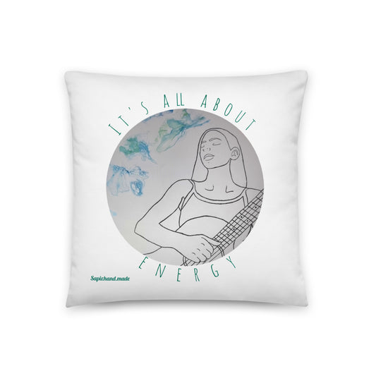 Logo on Pillow case 18"X18"