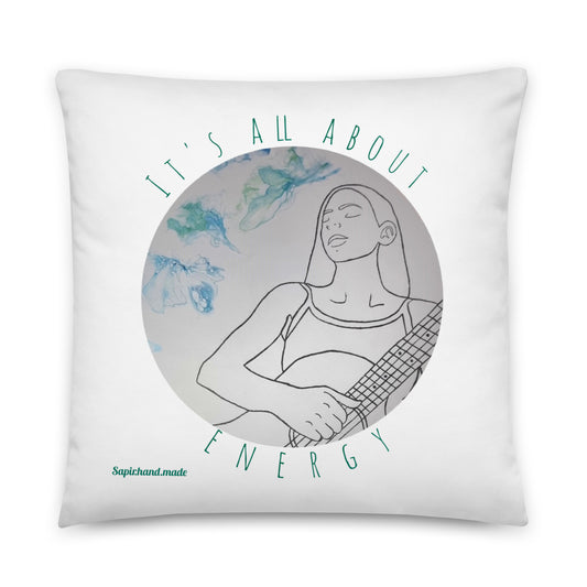 Logo on Pillow case 22"X22"