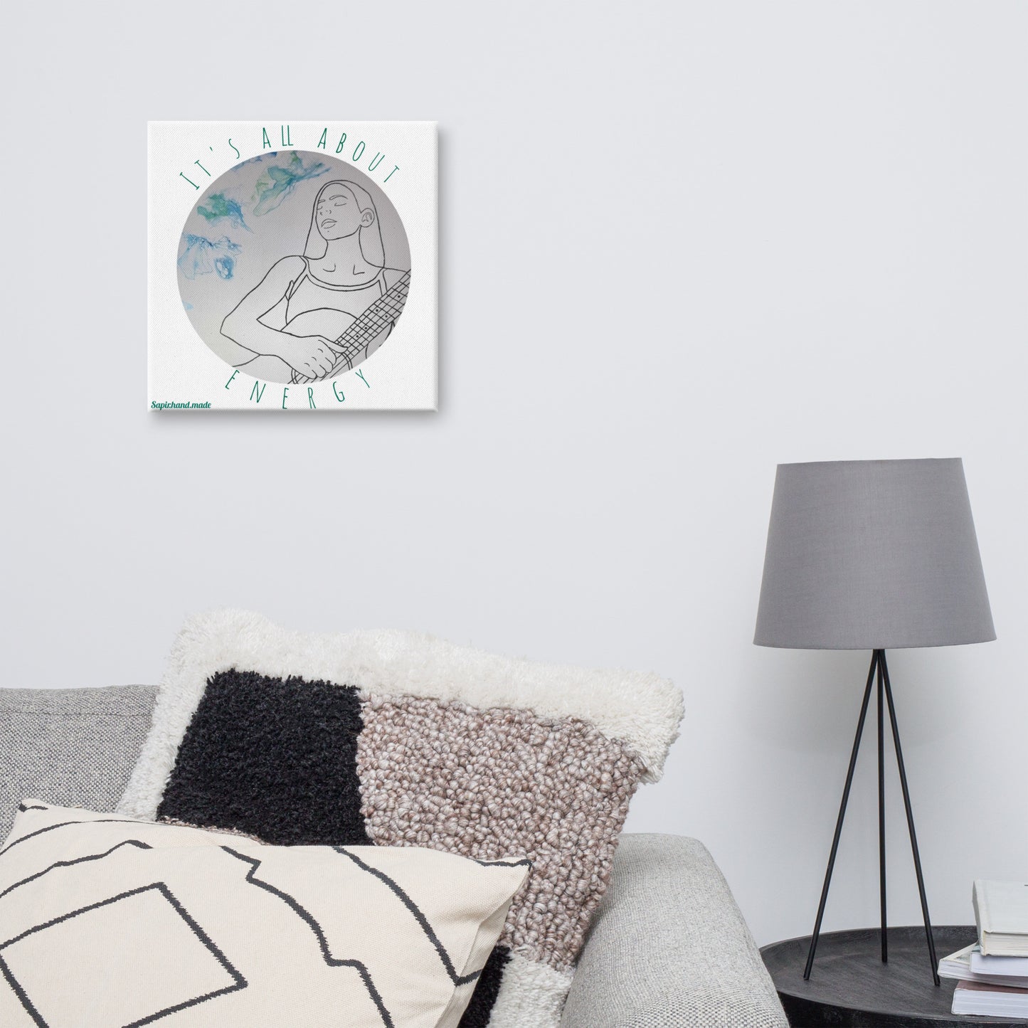 Logo on Canvas