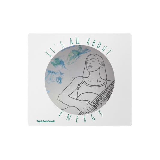 Logo on mouse pad 18"X16"