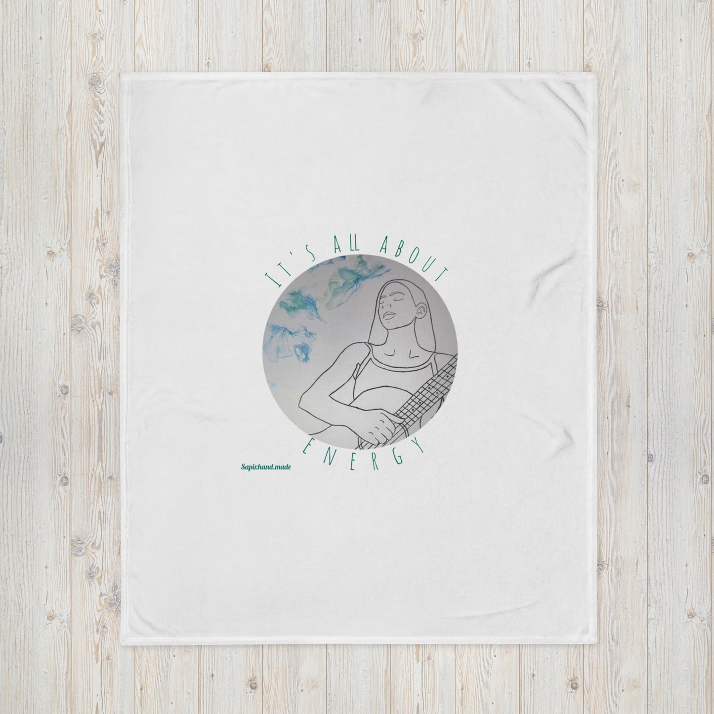 Logo on Blanket 50"X60"