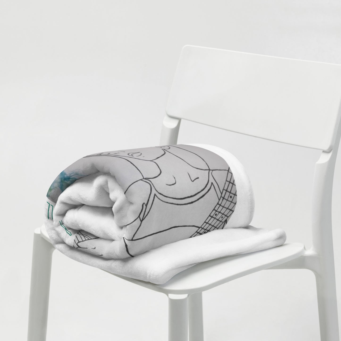 Logo on Blanket 50"X60"
